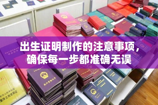 平定出生证明制作的注意事项，确保每一步都准确无误