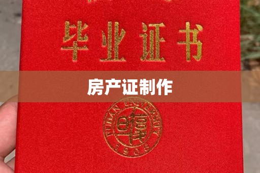 平定房产证制作